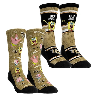 Unisex Rock Em Socks UCF Knights SpongeBob SquarePants Two-Pack Crew Set