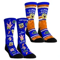 Unisex Rock Em Socks Florida Gators SpongeBob SquarePants Two-Pack Crew Set