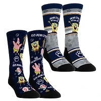 Youth Rock Em Socks Penn State Nittany Lions SpongeBob SquarePants Two-Pack Crew Socks Set