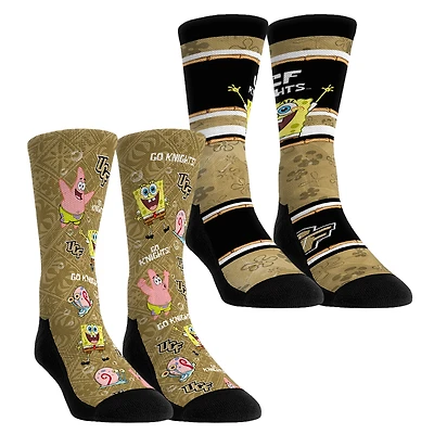 Youth Rock Em Socks UCF Knights SpongeBob SquarePants Two-Pack Crew Set