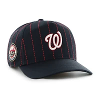 Men's '47 x Rawlings Navy Washington Nationals Pinstripe Hitch Adjustable Hat