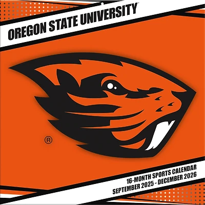 Oregon State Beavers 12” x 12” 2026 Team Wall Calendar