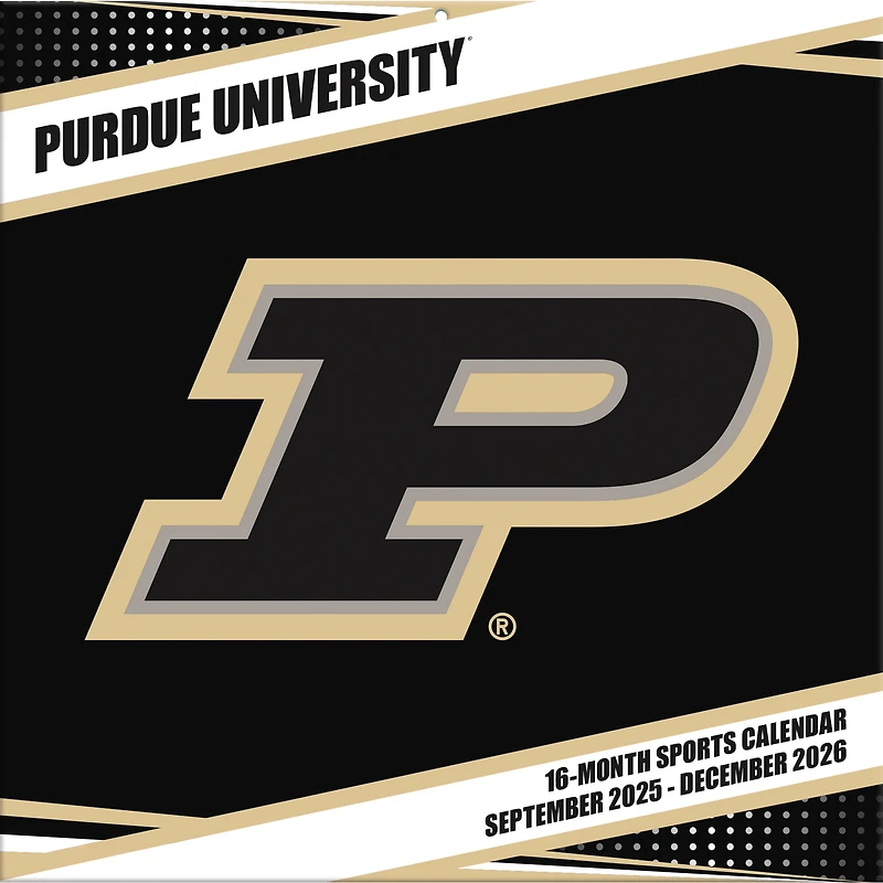 Purdue Boilermakers 12” x 12” 2026 Team Wall Calendar