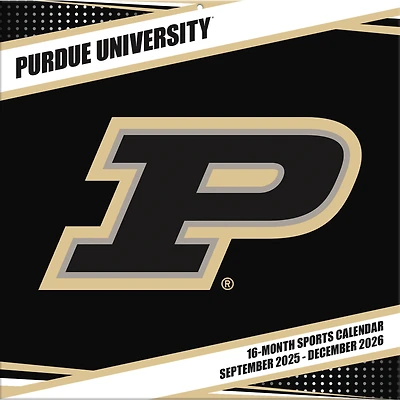 Purdue Boilermakers 12” x 12” 2026 Team Wall Calendar