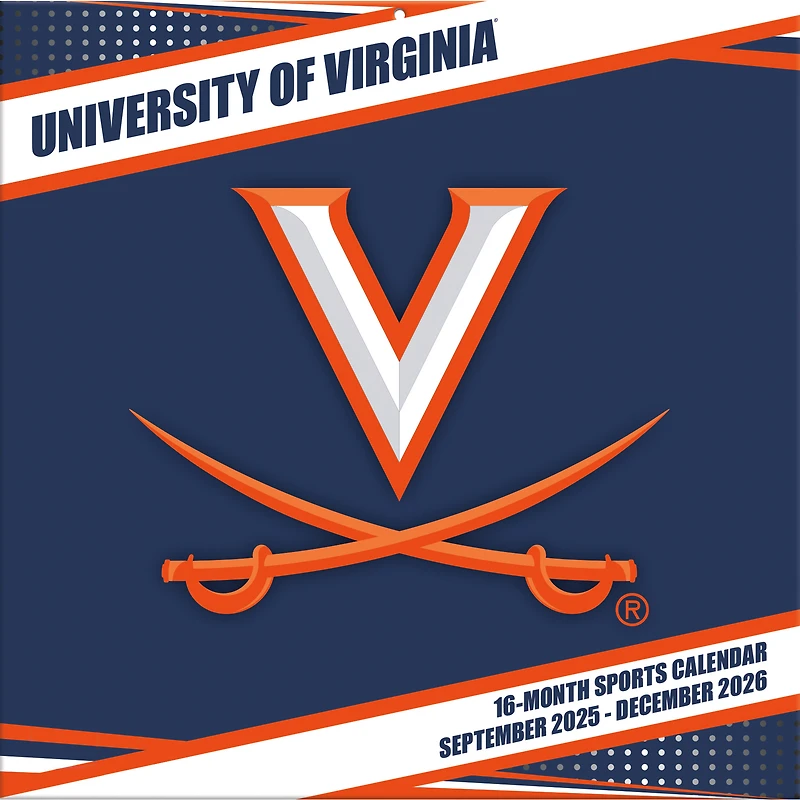 Virginia Cavaliers 12” x 12” 2026 Team Wall Calendar