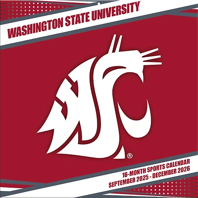 Washington State Cougars 12” x 12” 2026 Team Wall Calendar