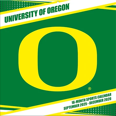 Oregon Ducks 12” x 12” 2026 Team Wall Calendar
