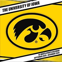 Iowa Hawkeyes 12” x 12” 2026 Team Wall Calendar