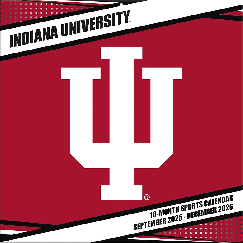Indiana Hoosiers 12” x 12” 2026 Team Wall Calendar