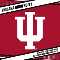Indiana Hoosiers 12” x 12” 2026 Team Wall Calendar