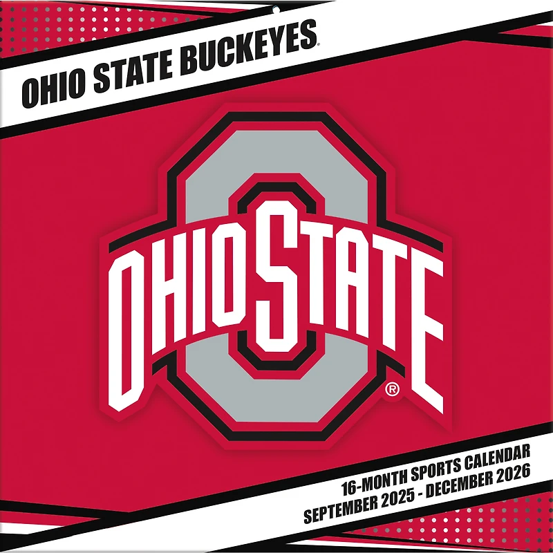 Ohio State Buckeyes 12” x 12” 2026 Team Wall Calendar