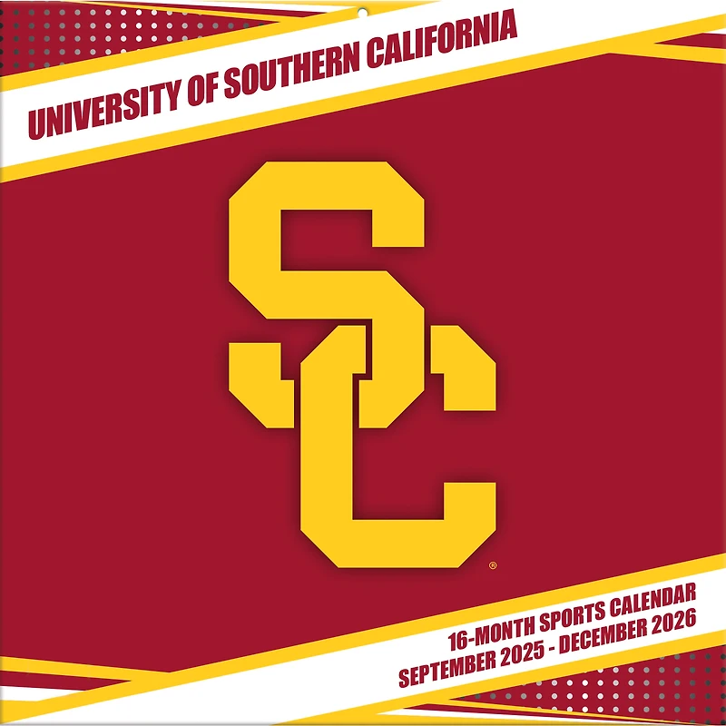 USC Trojans 12” x 12” 2026 Team Wall Calendar