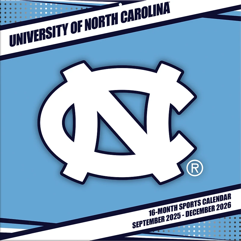 North Carolina Tar Heels 12” x 12” 2026 Team Wall Calendar