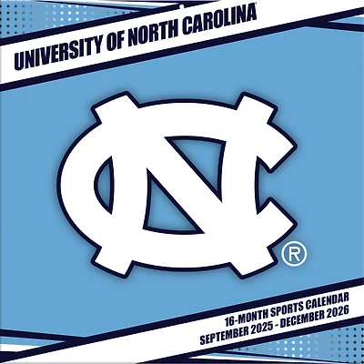 North Carolina Tar Heels 12” x 12” 2026 Team Wall Calendar