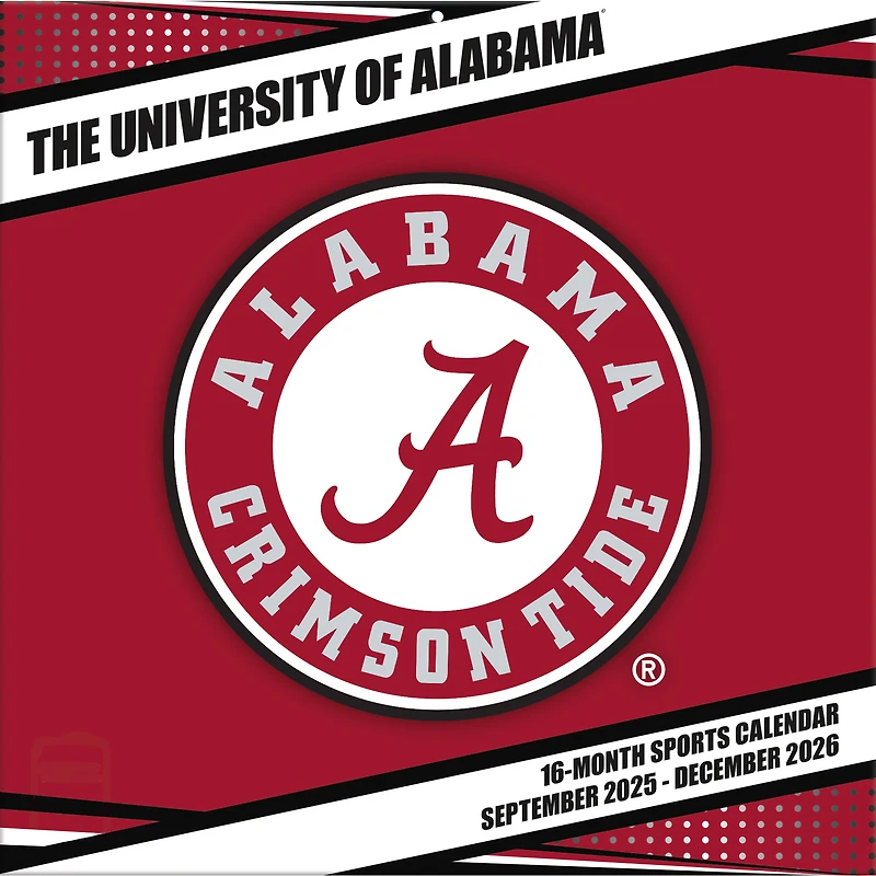 Alabama Crimson Tide 12” x 12” 2026 Team Wall Calendar