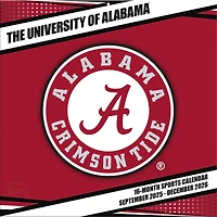 Alabama Crimson Tide 12” x 12” 2026 Team Wall Calendar