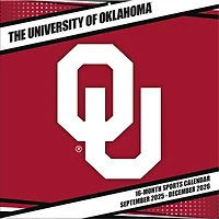 Oklahoma Sooners 12” x 12” 2026 Team Wall Calendar