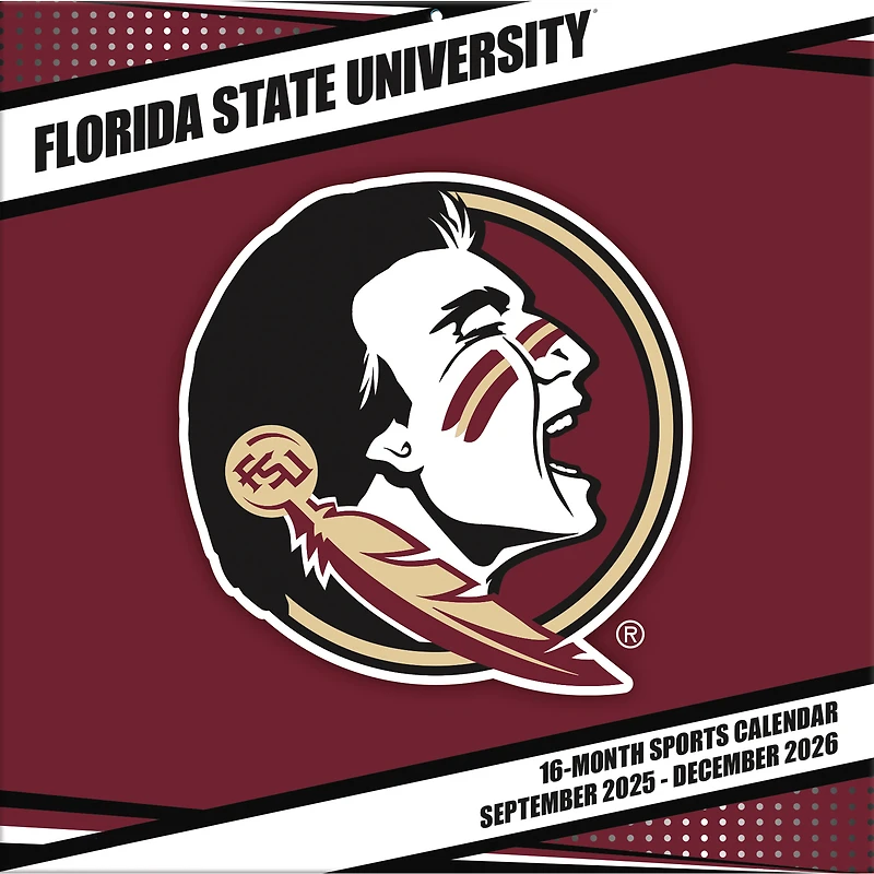 Florida State Seminoles 12” x 12” 2026 Team Wall Calendar