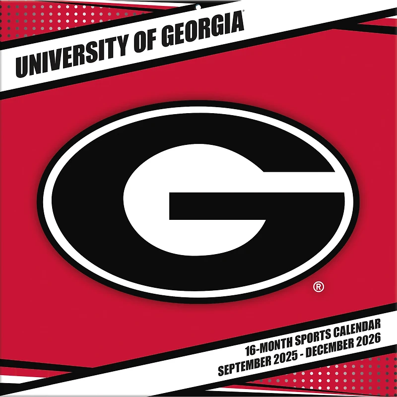 Georgia Bulldogs 12” x 12” 2026 Team Wall Calendar