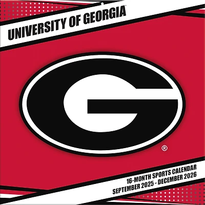 Georgia Bulldogs 12” x 12” 2026 Team Wall Calendar