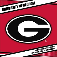 Georgia Bulldogs 12” x 12” 2026 Team Wall Calendar