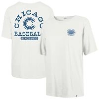 Women's '47 Natural Chicago Cubs Back Canyon Sadie T-Shirt