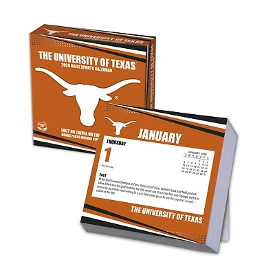 Texas Longhorns 2026 Box Calendar