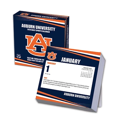 Auburn Tigers 2026 Box Calendar