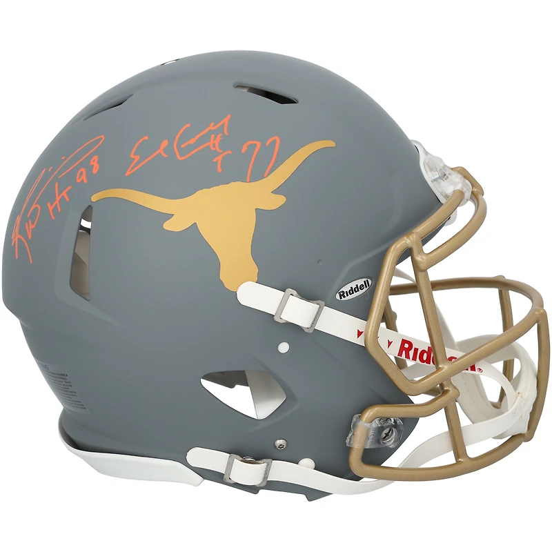 Earl Campbell and Ricky Williams Texas Longhorns Autographed Riddell Speed Authentic Helmet with Multiple Inscriptions - Limited Edition of 5