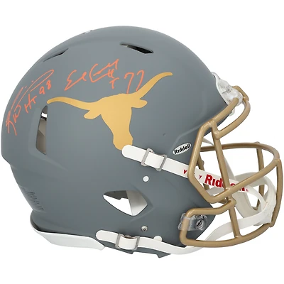 Earl Campbell and Ricky Williams Texas Longhorns Autographed Riddell Speed Authentic Helmet with Multiple Inscriptions - Limited Edition of 5