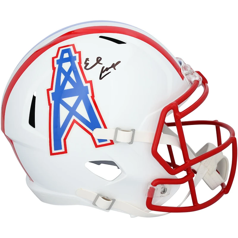 Earl Campbell Houston Oilers Autographed Riddell 1981-98 Throwback Speed Replica Helmet