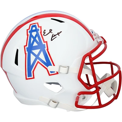 Earl Campbell Houston Oilers Autographed Riddell 1981-98 Throwback Speed Replica Helmet