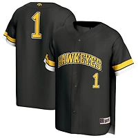 Youth GameDay Greats #1 Black Iowa Hawkeyes Lightweight Collegiate Baseball Fashion Jersey
