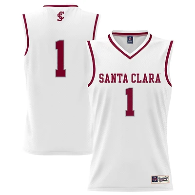 Youth GameDay Greats #1 Santa Clara Broncos Lightweight Collegiate Basketball Fashion Jersey