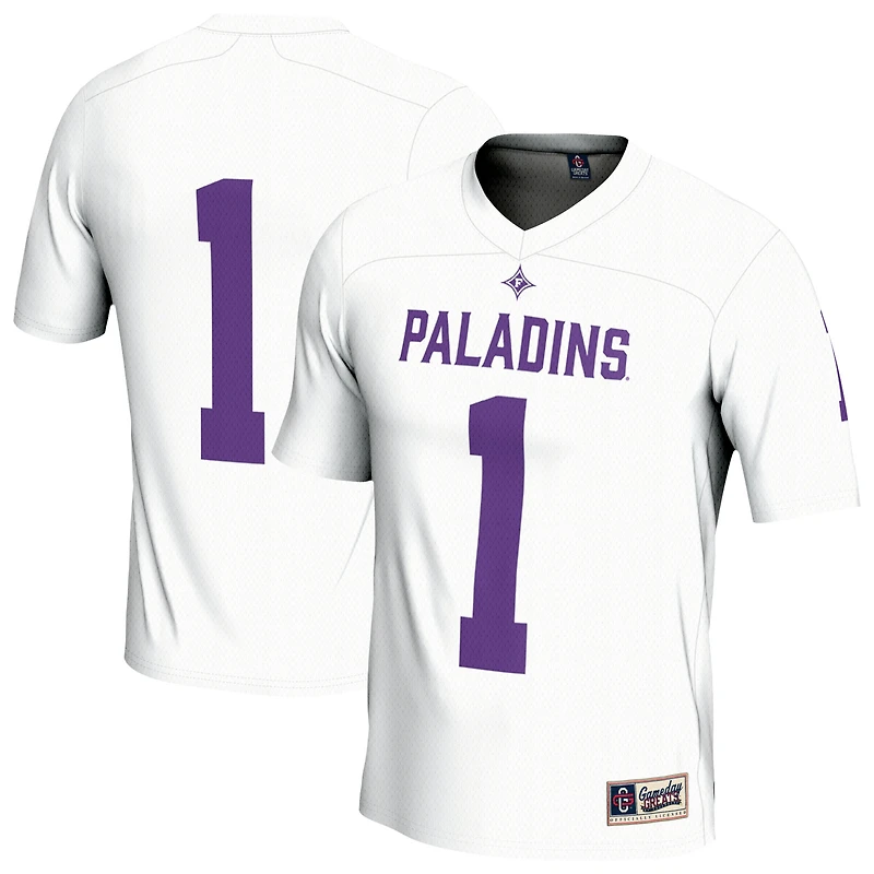 Unisex GameDay Greats #1 Furman Paladins Lightweight Football Fashion Jersey