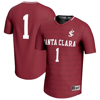 Youth GameDay Greats #1 Maroon Santa Clara Broncos Lightweight Soccer Fashion Jersey