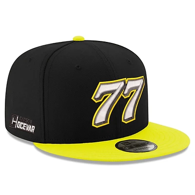 Men's New Era  Black/Yellow Carson Hocevar 9FIFTY Snapback Hat