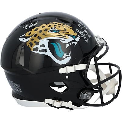 Travis Hunter Jacksonville Jaguars Autographed Riddell Speed Authentic Helmet with "2025 #2 Pick WR/CB" Inscription