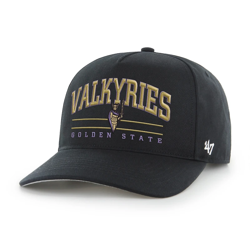 Men's '47 Eclipse Black Golden State Valkyries Roscoe Hitch Adjustable Hat