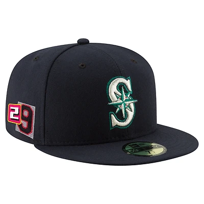 Men's New Era Cal Raleigh Navy Seattle Mariners 2025 Player’s Weekend 59FIFTY Fitted Hat