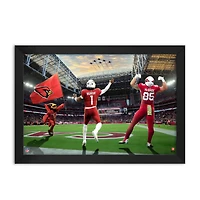Kyler Murray and Trey McBride Arizona Cardinals Framed Two-Player Art Print