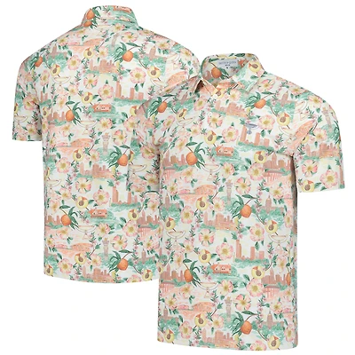 Men's Smith & Quinn White TOUR Championship Atlanta Teddy Performance Polo