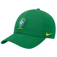 Men's Nike  Green Brazil National Team Club Adjustable Hat
