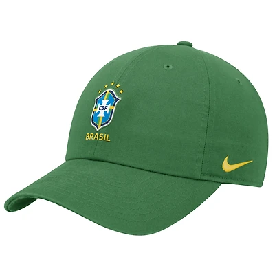 Men's Nike  Green Brazil National Team Club Adjustable Hat