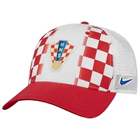 Men's Nike White Croatia National Team Rise Trucker Adjustable Hat
