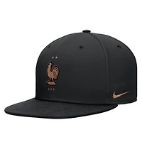 Men's Nike  Black France National Team Snapback Hat