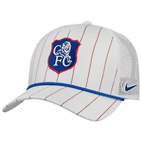 Men's Nike White Chelsea Rise Rope Trucker A-Frame Adjustable Hat