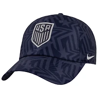 Men's Nike Navy USMNT 2026 Allover Print Club Adjustable Hat