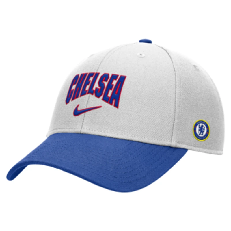 Men's Nike White/Royal Chelsea Rise Adjustable Hat