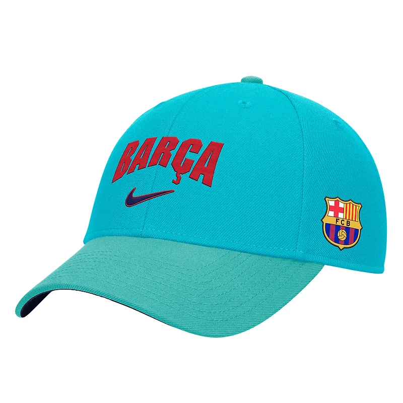 Men's Nike Teal Barcelona Rise Adjustable Hat